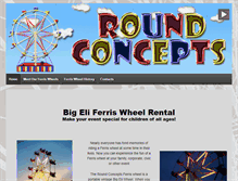 Tablet Screenshot of ferriswheelrental.com